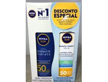 Kit-Protetor-Solar-Nivea-Sun-Protect---Hidrata-FPS50-200MmL---Protetor-Solar-Facial-FPS50-50g