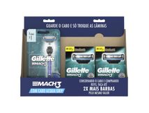 Kit-Aparelho-de-Barbear-Mach-3-Aqua-Grip---4-Cargas