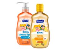 KIt-Turma-Da-Xuxinha-Sabonete-Liquido-400mL---Shampoo-Suave-210mL