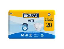 Fralda-Descartavel-Bigfral-Plus-Regular-Economica-M-20-Unidades