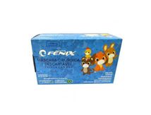 Mascara-Descartavel-Cirurgica-Infantil-Branca-Mundial-Fenix-50-Unidades