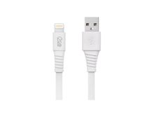 Cabo-Lightning-Iphone-I2GO-Certificado-MFI-12m-24A-PVC-Flexivel-Flat-Branco