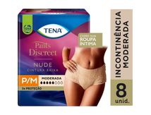 Roupa-Intima-Tena-Pants-Discreet-Nude-P-M-com-8-Unidades