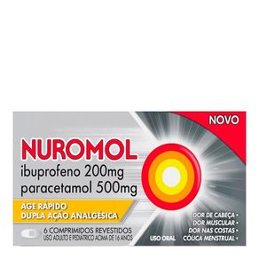 Nuromol com 6 Comprimidos - PedMed