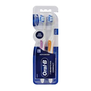 ESC DENTAL ORAL B ADVANCED BENEFICIOS CONTROL-BAC C/ 2UND PedMed