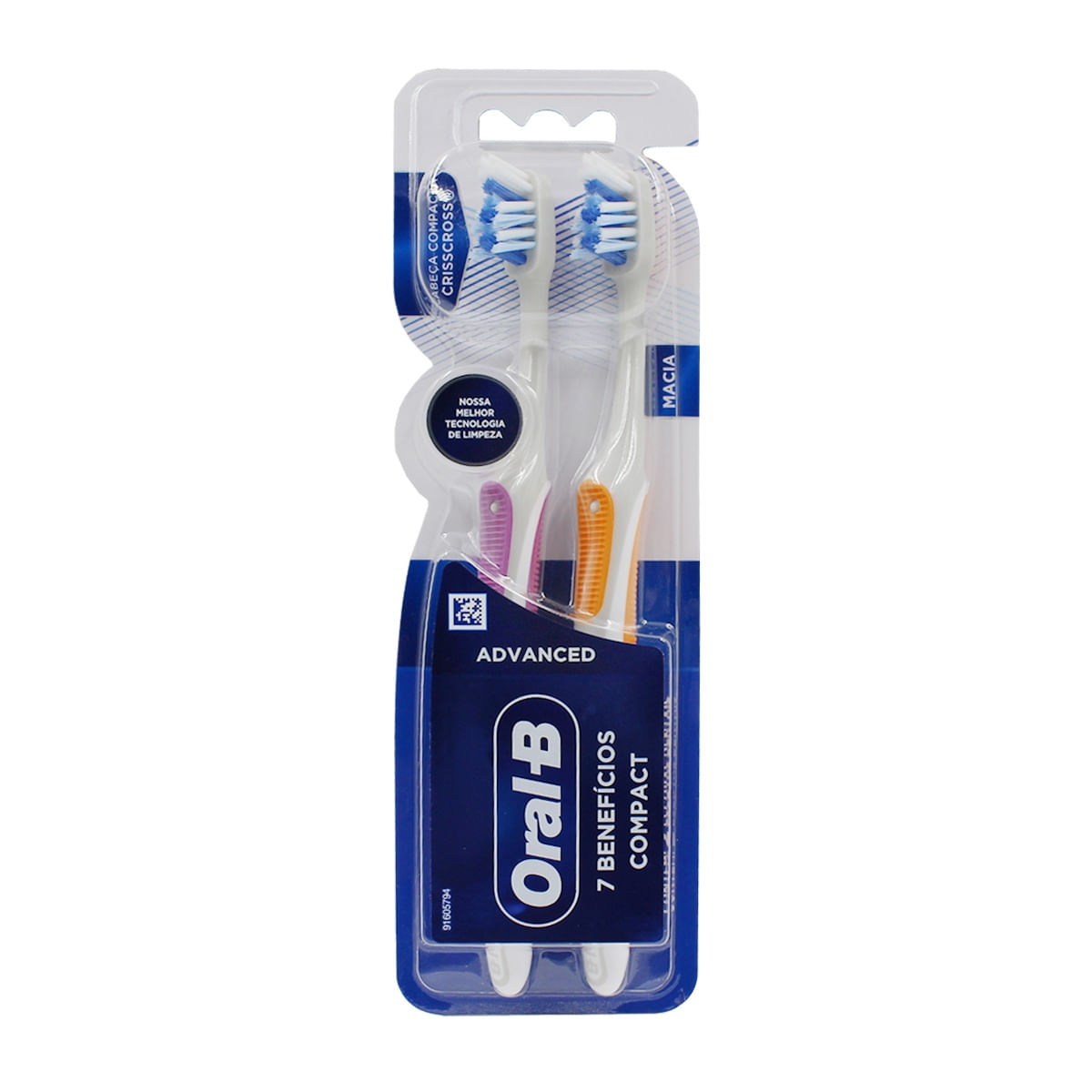 ESC DENTAL ORAL B ADVANCED BENEFICIOS CONTROL-BAC C/ 2UND PedMed