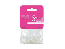 Elastico-de-Silicone-Para-Cabelos-Sveda-Hair-Transparente-com-75-Unidades