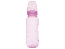 Mamadeira-Kuka-Aquarela-Ortodontica-Tamanho-2-a-6-Meses-Rosa-250mL-Ref-1467