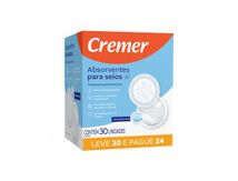 Absorvente-Para-Seios-Cremer-Leve-30-Unidades-Pague-24-Unidades